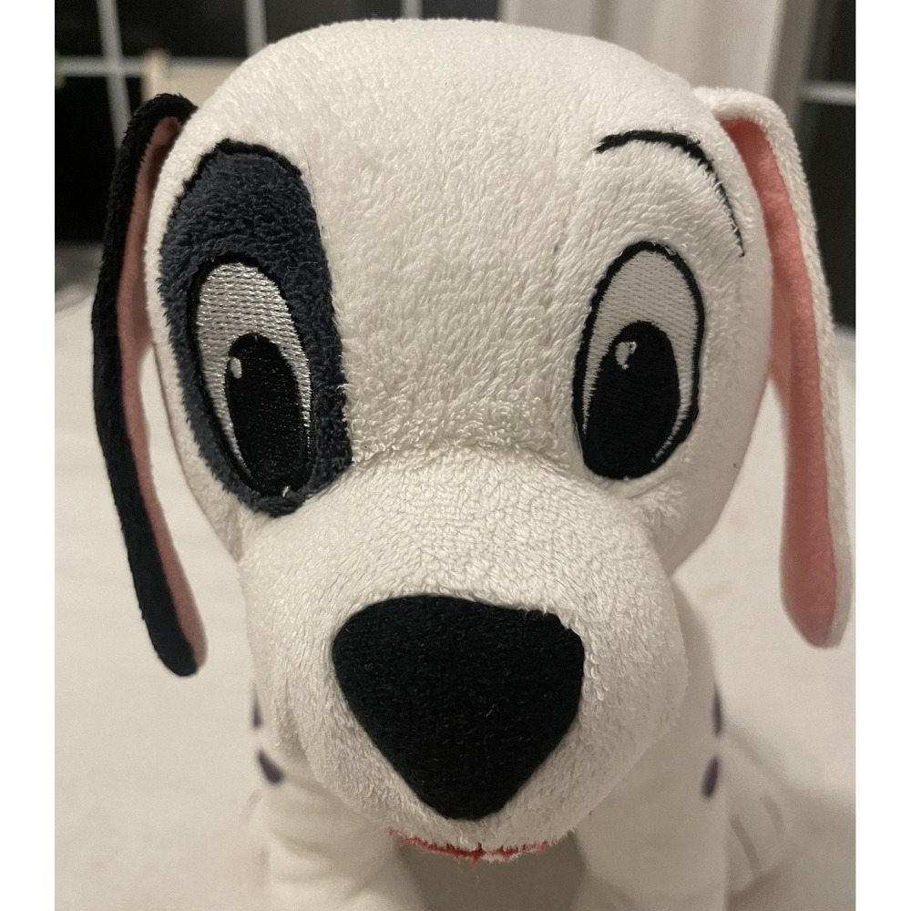 Disney Cares 101 Dalmatians Patch Plush Dog White Black Spot 10 Stuffed Animal - Picture 4 of 6